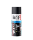 KUDO-5232.5 Эмаль 1K черная матовая 520мл акриловая