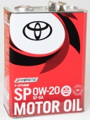 TOYOTA GENUINE SP 0/20 1л.для бензиновых двигателей 08880-14306 синтетическое моторное масло