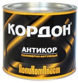 Мастика Кордон 2.3кг антикоррозионная металлическая банка