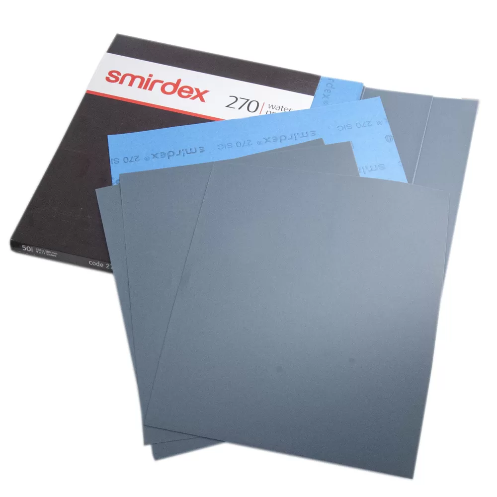 Бумага абразивная водостойкая 270 23*28см 320зерно Smirdex