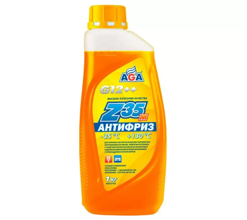 Антифриз -65 AGA желтый 1кг