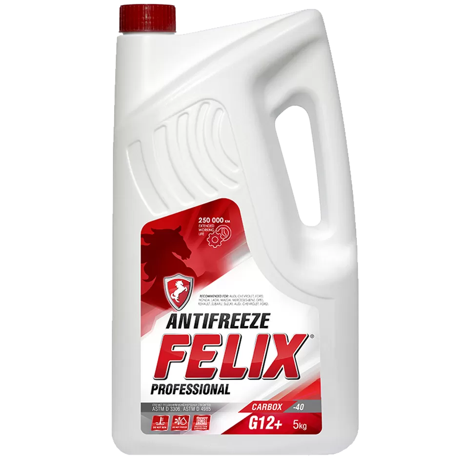 Антифриз FELIX -40 красный 5кг CARBOX 430206033